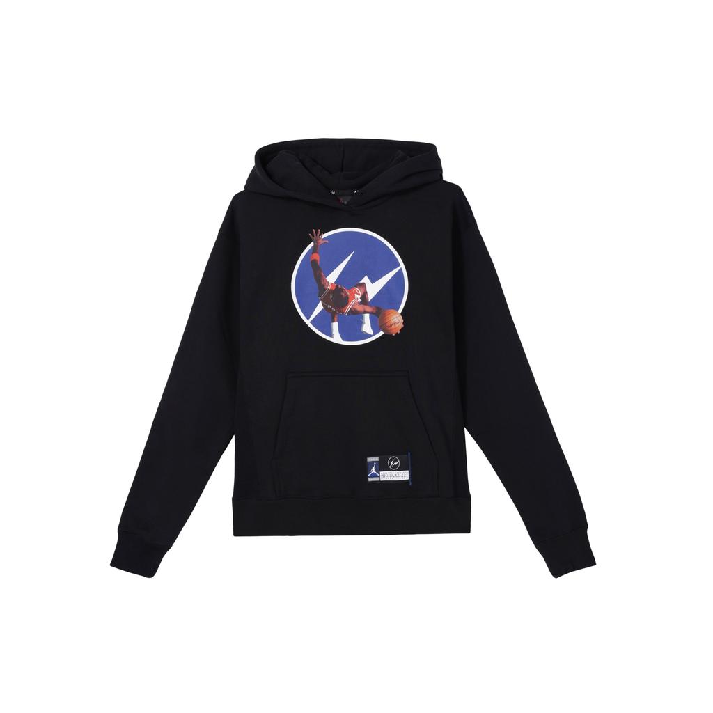 Jordan Фрагмент дизайна сотрудничество модный и удобный свободный свитшот мужские топы черный DA2992-010