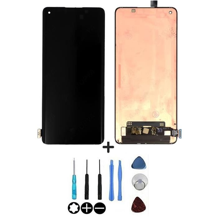 Original Ecran LCD & Vitre tactile Noir Assemblés Sans Châssis Pour Oppo Find X3 Neo