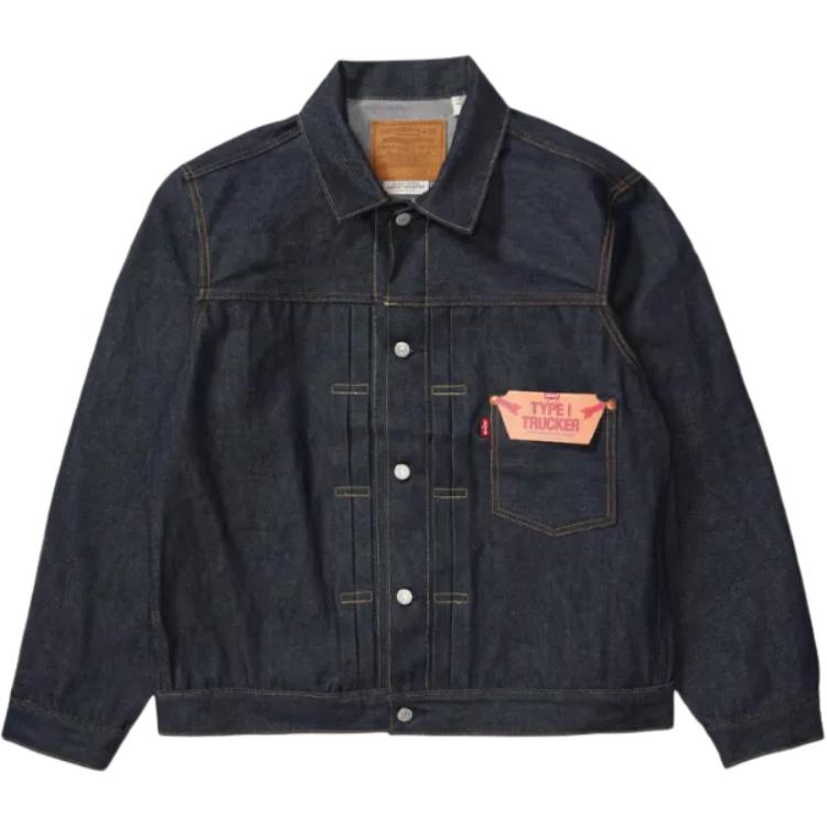 Levis X Journal Standard Минималистичная Универсальная Повседневная Мода Джинсовая Куртка Мужские куртки 008C9-0000