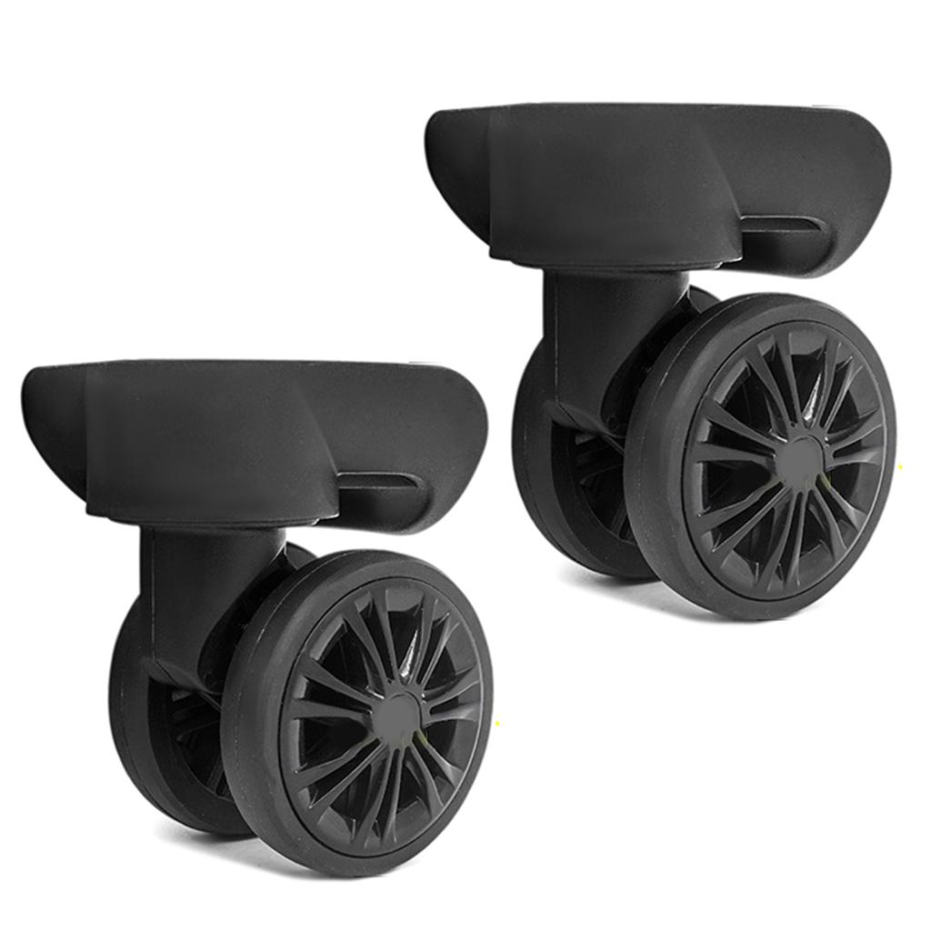 Колеса для чемодана на колесиках, поворотные левые и правые колеса для чемодана, сменные детали для большинства чемоданов
