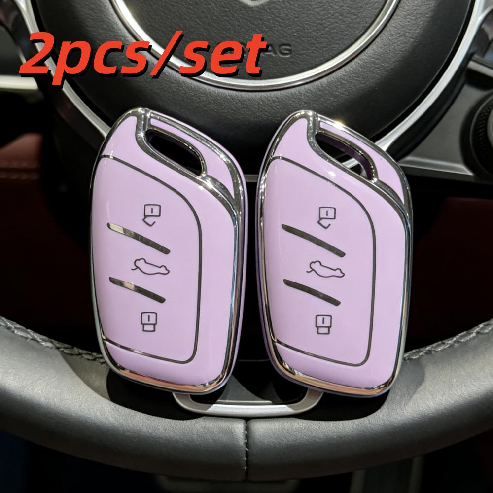 2 шт. Чехлы-футляры для брелока автомобиля Roewe RX5 I6 I5 RX3 RX8 ERX5 MG5 Saic MG ZS EV MG6 EZS HS EHS 2019 2020 3 Кнопки