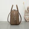 Niche First-Layer Cowhide Boston Pillow Bag Single Shoulder Crossbody Portable Leather Women's Bag Tide