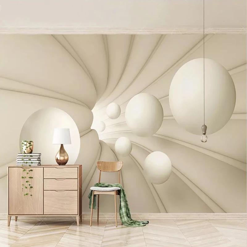 Креативные настенные обои Современное абстрактное искусство Космический шар Фотообои Гостиная Спальня Домашний декор