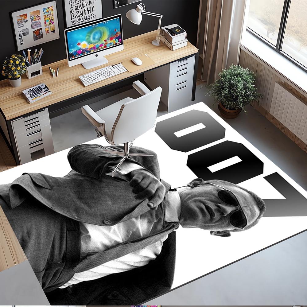 007 James Bond Printed Carpet,Rug,for Office Chair Living Room Bedroom Kitchen Room Decor Gifts.