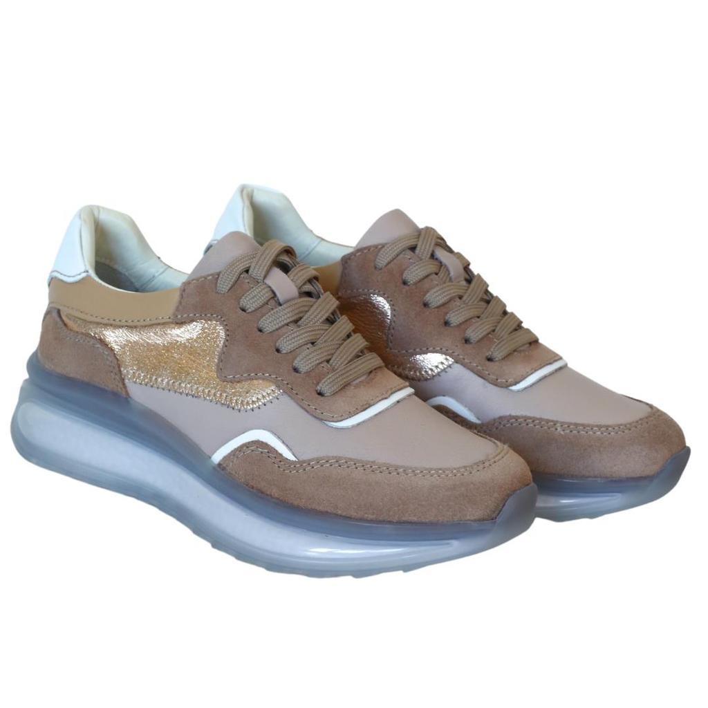 Повседневное использование спортивной подошвы из натуральной кожи особого дизайна женской обуви