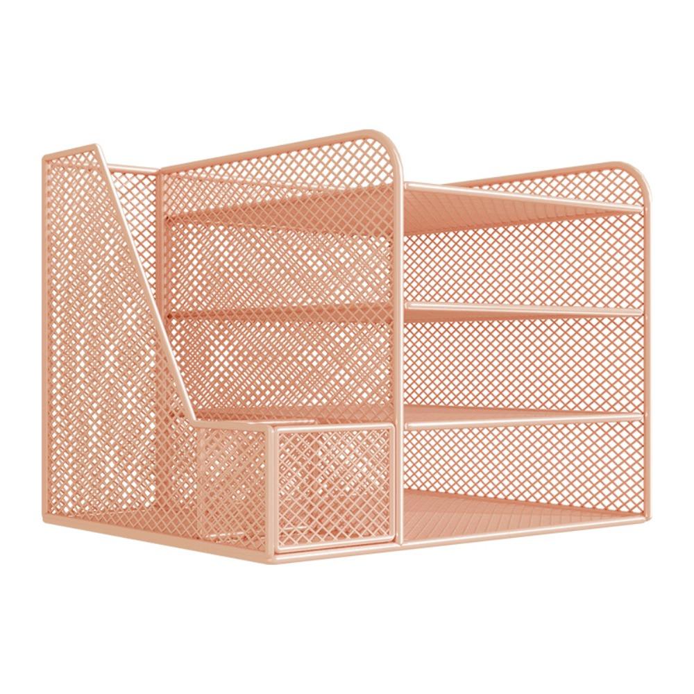 Multi-functional Desk File Organizer Space-saving Multi-layer Bookshelf Office Supply