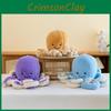 Plush Cartoon Octopus Toy Stuffed Animal Doll Bedroom Decoration Gifts Kids