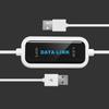 Usb-кабель для даты с ПК на ПК, онлайн-поделиться, синхронная сеть, прямая передача данных, мост, светодиодный кабель для двойного компьютера