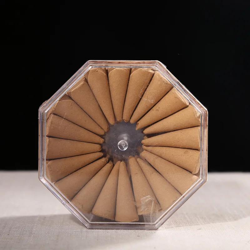 100 шт. сандалового дерева благовония конус для внутреннего использования или домашнего интерьера освежитель воздуха богатый аромат для медитации дома