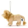 COLORATA Lion Plush Mascot Wild Animal with Cute Animal Keychain Doll Gift Christmas Present (Realistic Chain) (Twice Tested) /