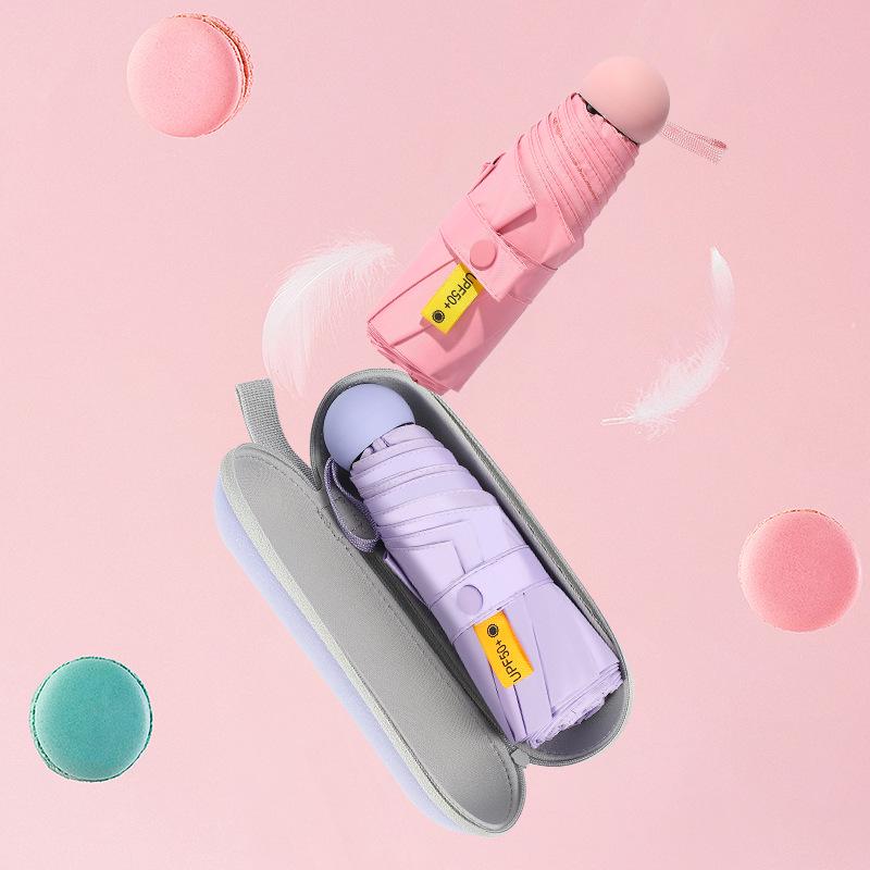 Скидка 50% на женский складной зонт от солнца с защитой от УФ-лучей - Ультралегкий, для дождя или солнца