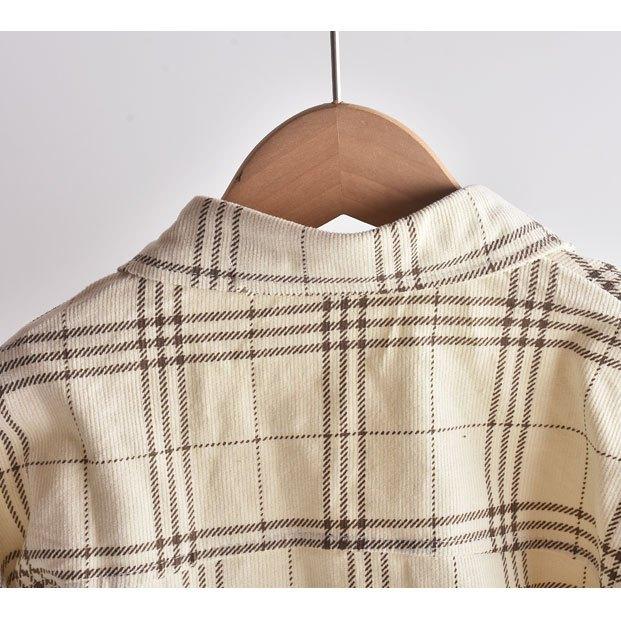Children's Clothing Boys' Shirts Spring and Autumn Clothing Children's Shirts Long Sleeved Checkered Shirts Tops and Stylish Outerwear