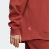Adidas X Stella McCartney Sportswear однотонный свитшот с круглым вырезом женский свитшот коричневый IC5978