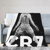 CR7 Криштиану Роналду Одеяла Мягкое Теплое Фланелевое Плед Одеяло Постельное белье для Кровати Гостиной Пикника Путешествий Дома Дивана