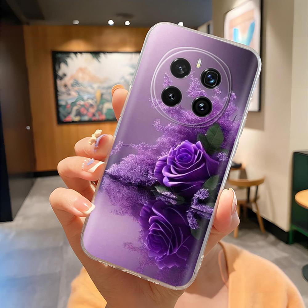 Для Honor Magic7 Pro Чехол Magic 7 5G Милый Мультяшный Чехол для Телефона с Бабочкой Для Huawei Honor Magic7 Pro Цветочный Fundas Чехлы для Телефона