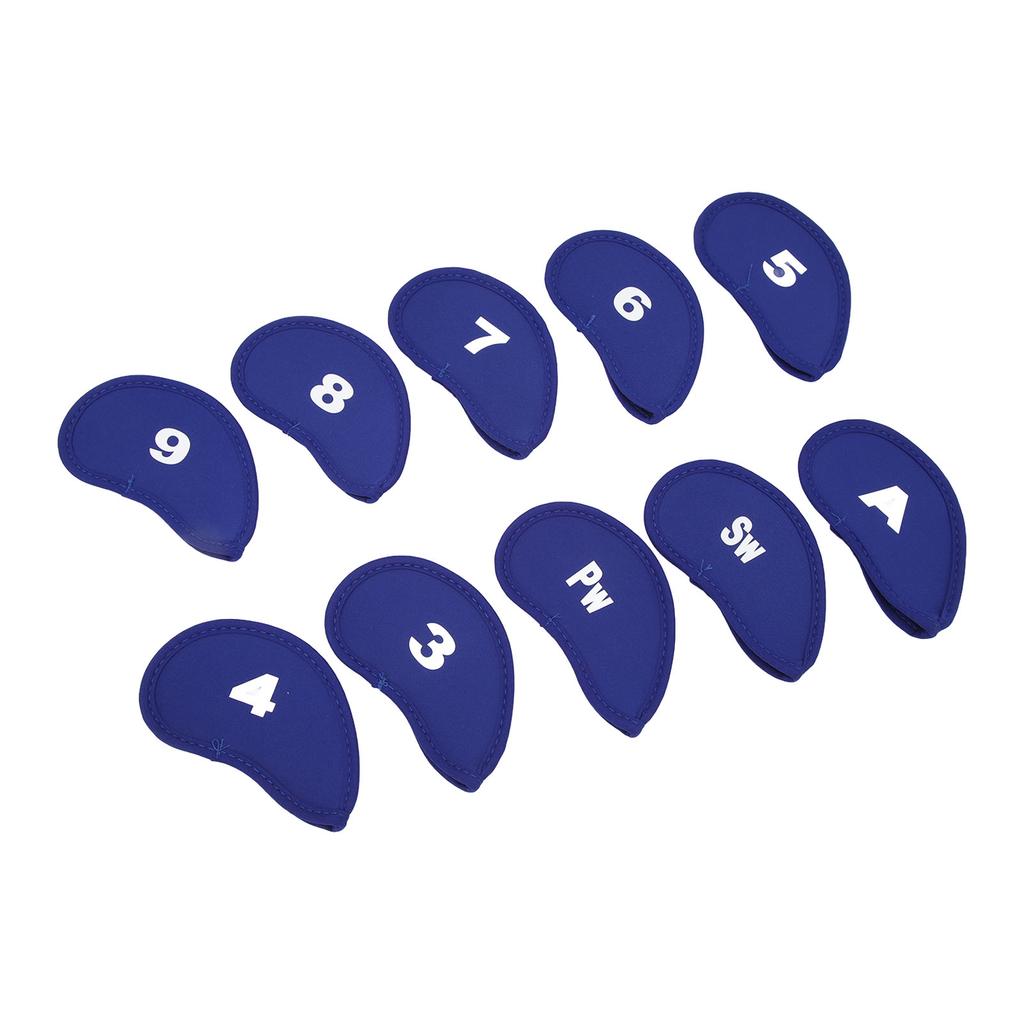 Набор неопреновых чехлов для гольф-айронов с номерами 10 шт. Чехлы для головок гольф-айронов Рукава для гольф-айронов Гольф-клуб