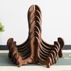 Retro Home Decor Porcelain Plate Display Foldable Storage Rack Easel Decorative Rack Display Stand