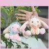 Bunny Endearing Cartoon Plush Toy Keychain With Soft Fabric For Collectible Decor