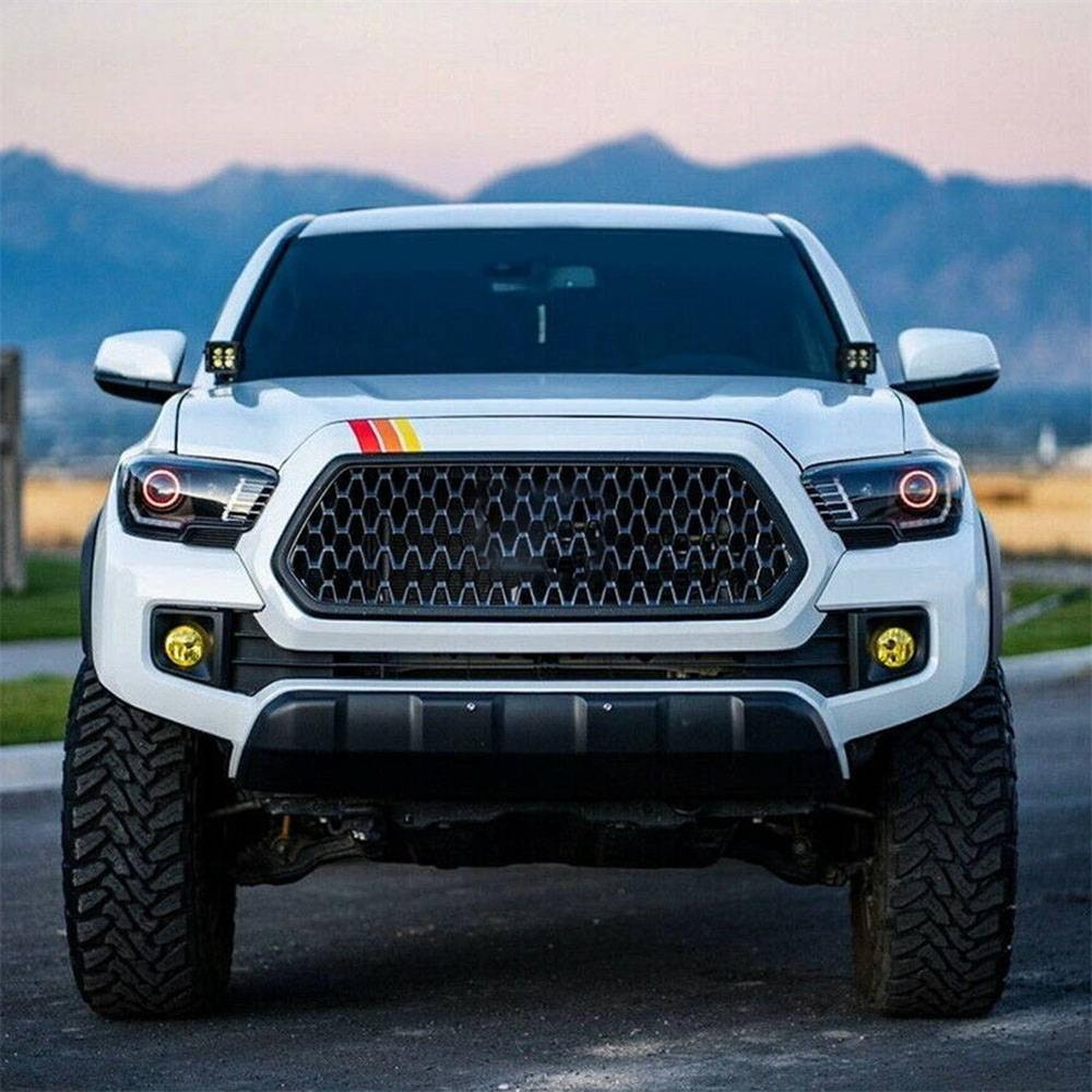 10-дюймовая классическая наклейка в ретро-стиле с трехцветной полосой для Toyota/Lexus и т.д.