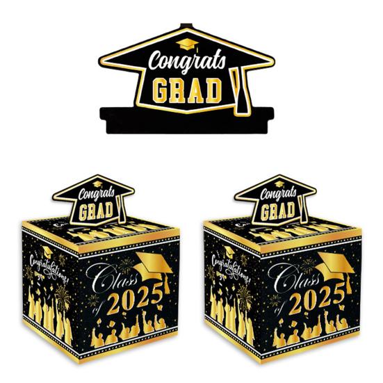 Копилка для денег на выпускной, сюрприз, держатель для подарков выпускникам, самодельная копилка для выпускных с выдвижной картой для вечеринок