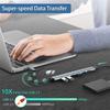 7-в-1 USB-хаб Type-C 3.0 из алюминиевого сплава, USB 2.0, разветвитель Type-C, удлинитель, USB-адаптер для ноутбука, ПК, MacBook Pro, Surface Pro Mor