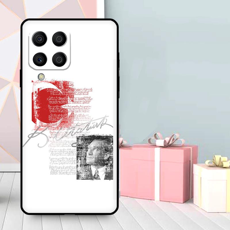 Турция Мустафа Кемаль Ататюрк Чехол Для Samsung Galaxy M56 M52 M32 M53 M16 M11 M21 M31 M35 M12 M13 M14 M15 M36 M55 M34 M54