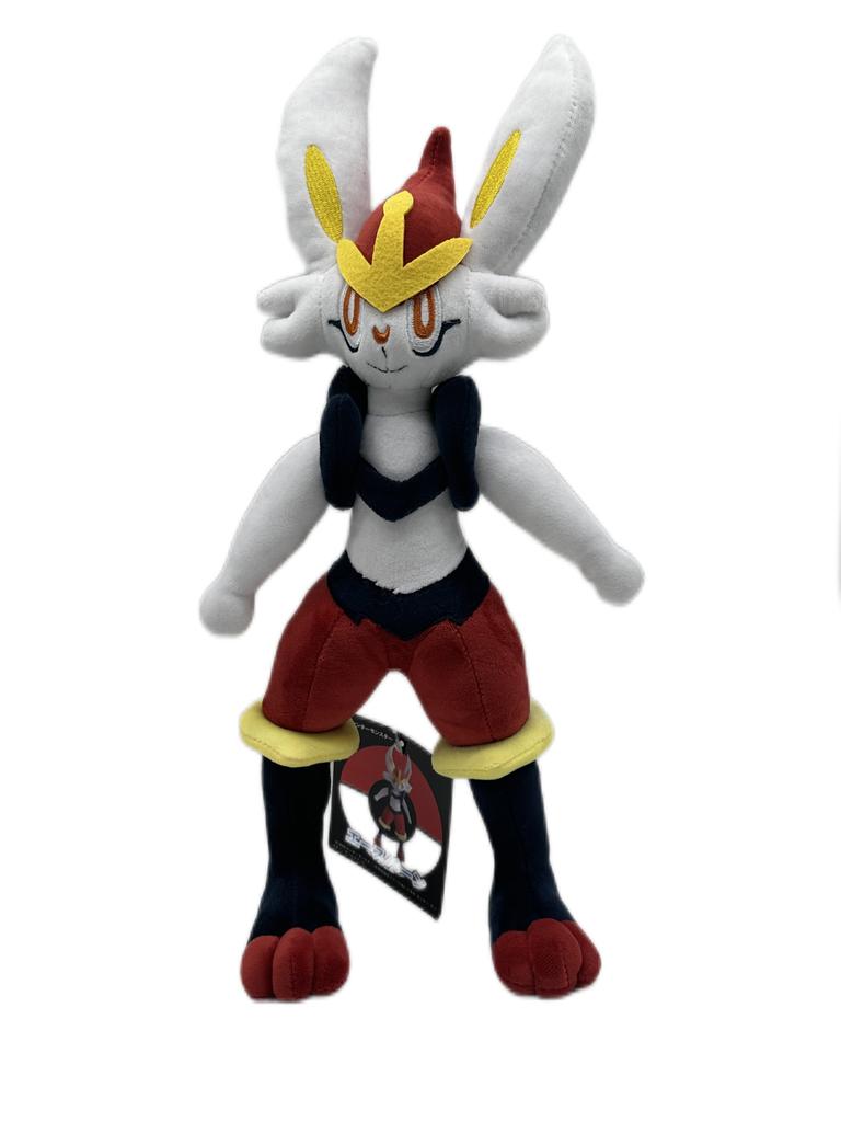 PKM Cinderace Plush Doll Toys Sword&shield Soft Stuffed Plush Toys For Kids