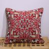 Ethnic Style Elephant Sofa Pillow, Cat Embroidered Cushion Cover, Pillowcase Cover (Without Pillow Core)