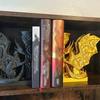 Whimsical Dragon Bookends Dragon Book End 3D Printed Animal Dragon Book Stopper A Must-Have For Fantasy Lovers Bookshelf Decor