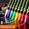 Liquid Chalk Marker Erasable Colorful Highlighter Fluorescent Marker Pen For Blackboard Graffiti LED Chalkboard