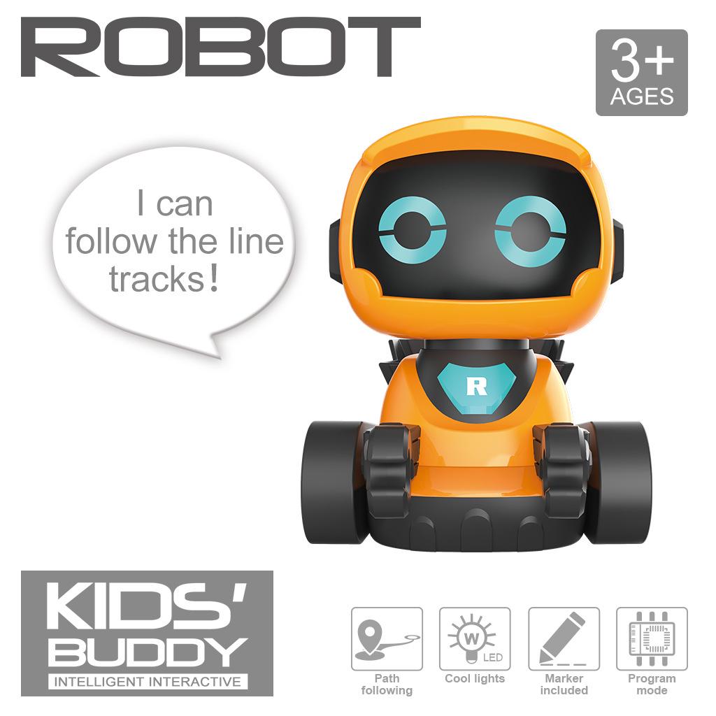 Track Drawing Smart Robot: Fun Early Education Toy with Sound Effects for Kids