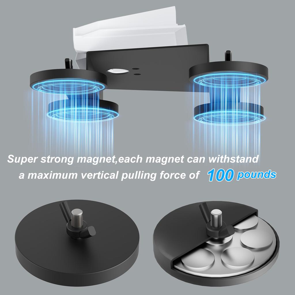 Suction Cups Car Magnetic Mount for Starlink MINI Antenna with Double Hole Flat Base Accessories Starlink Mini Suction Cup Mount