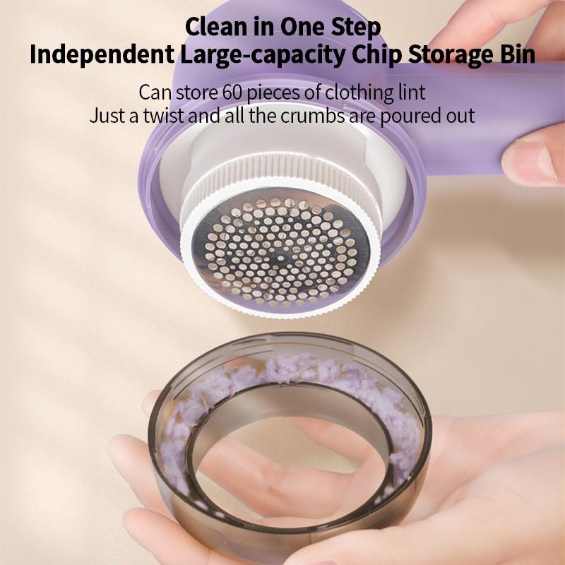 Портативная электрическая бритва для ткани, перезаряжаемое устройство для удаления ворса с 6-лепестковыми лезвиями, удаление флисового пуха, ворса, шариков с вашей одежды, ковров, постельных принадлежностей