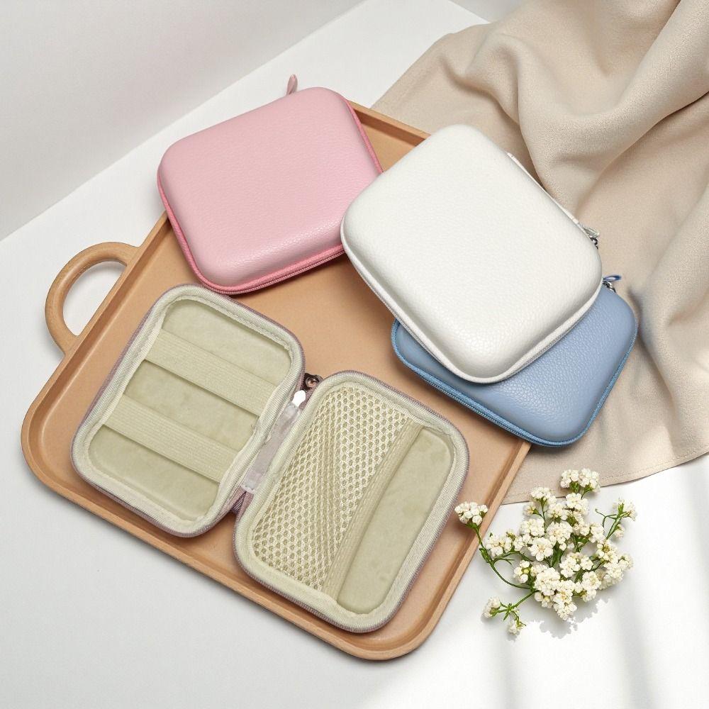 Hard Shell Digital Camera Case PU Leather Camera Protective Cover Accessories Storage