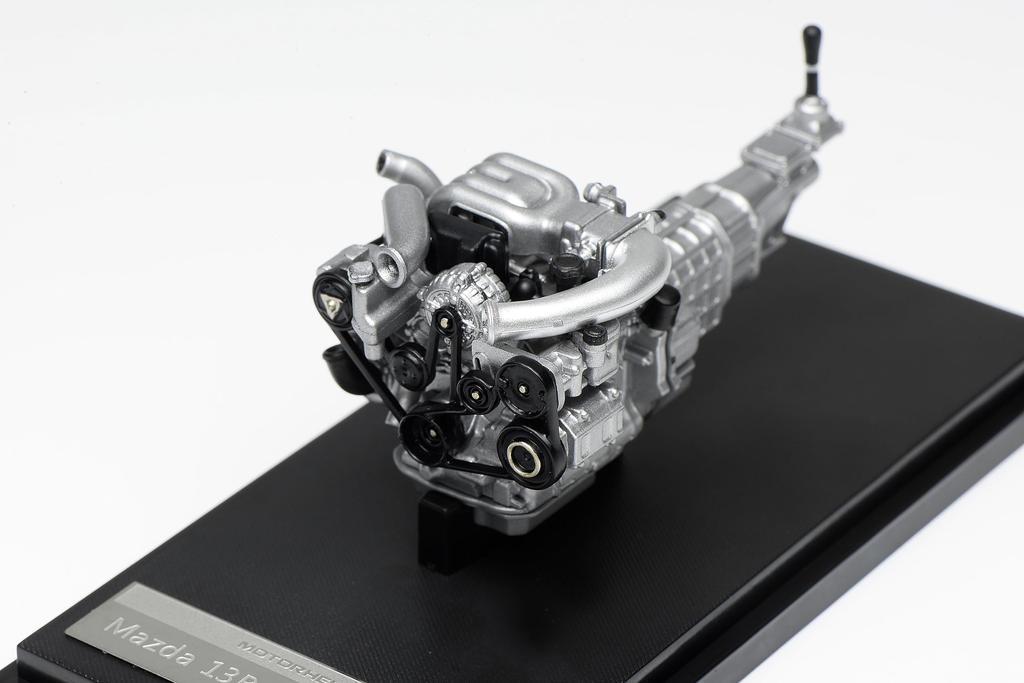 FREESTYLE MOTORHELIX Scale Mazda Engine M90120 1/18 13B-REW (Finished Model)