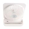 Настольный вентилятор 3 скорости Низкий уровень шума Портативный Перезаряжаемый Мини-вентилятор для автомобиля Дома Кемпинга Белый