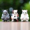 Социальный Кот Креативная Игрушка-Сюрприз ПВХ Фигурка Декор для Стола Автомобильная Витрина Коллекционное Искусство Для Взрослых