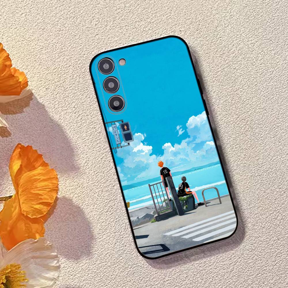 Аниме H-HaiKyuu крутой Чехол для телефона Черный Силиконовый Мягкий Для Samsung Galaxy A73,A72,A71,A70,A53,A52,A51