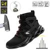 Breathable, Lightweight And Comfortable Anti-Smash And Anti-Puncture Safety Shoes Men Safety Boots Steel Toe Cap Shoes