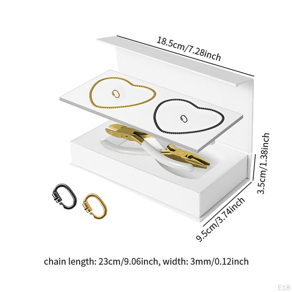 2шт. Набор постоянных браслетов для пар, запертые на руку цепочки, изготовление браслетов своими руками для