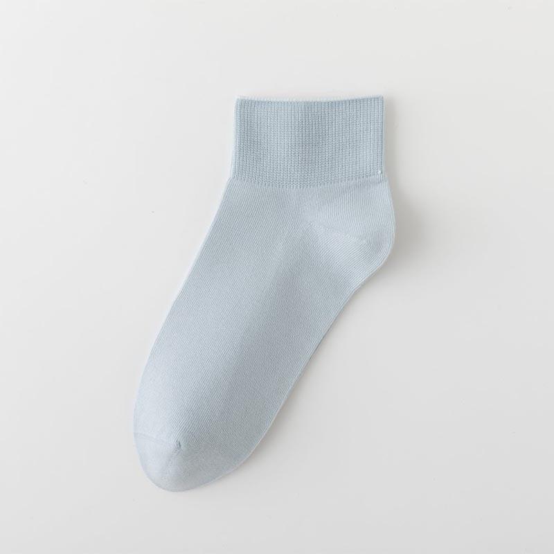 Summer Lightweight Women's Short Cotton Socks - Children's Solid-colored Short Tube Socks, Boneless, Breathable