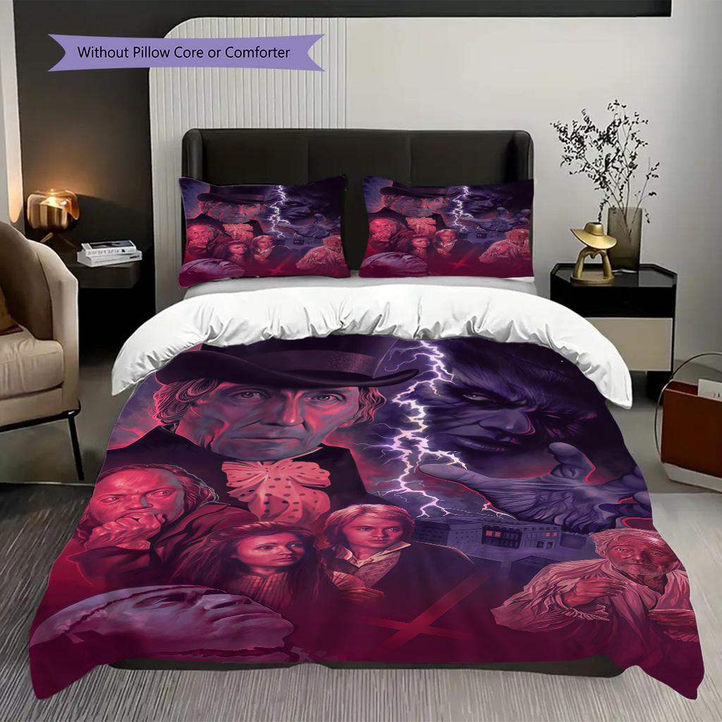 The Slashers Horror Meets Music Bedding 1 Duvet Cover 2 Pillowcase Without Core Soft And Comfortable Bedding Set Christmas Birthday Gift