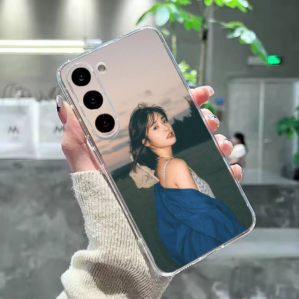 Chinese actress S-Shen Y-Yue Phone Case For Samsung Galaxy A91,80,73,72 ,71,53,52,32 ,31,22,21s,20,Transparent Case