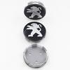 4pcs newest 3D 60mm Peugeot logo car emblem Wheel Center Hub Cap auto Rim refit dust-proof badge covers styling accessories