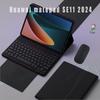 Suitable for Huawei Matepad SE11 2024 Protective Case, Stand with Keyboard and Mouse