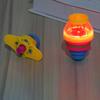 Children Flash Luminous Spinning Top Toy Gyro Catapult Belt Launcher Led Light