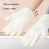1Pc Baking Glove Ultra-thick Heat-Resistant Reusable Non-slip Texture Easy To Clean Anti-scald Silicone High-Temperature Resistant Oven Baking Mitt