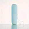 Travel Toothbrush Holder Case, Portable Toothpaste Organizer and Toothbrush Cup for Travel, Bathroom Storage