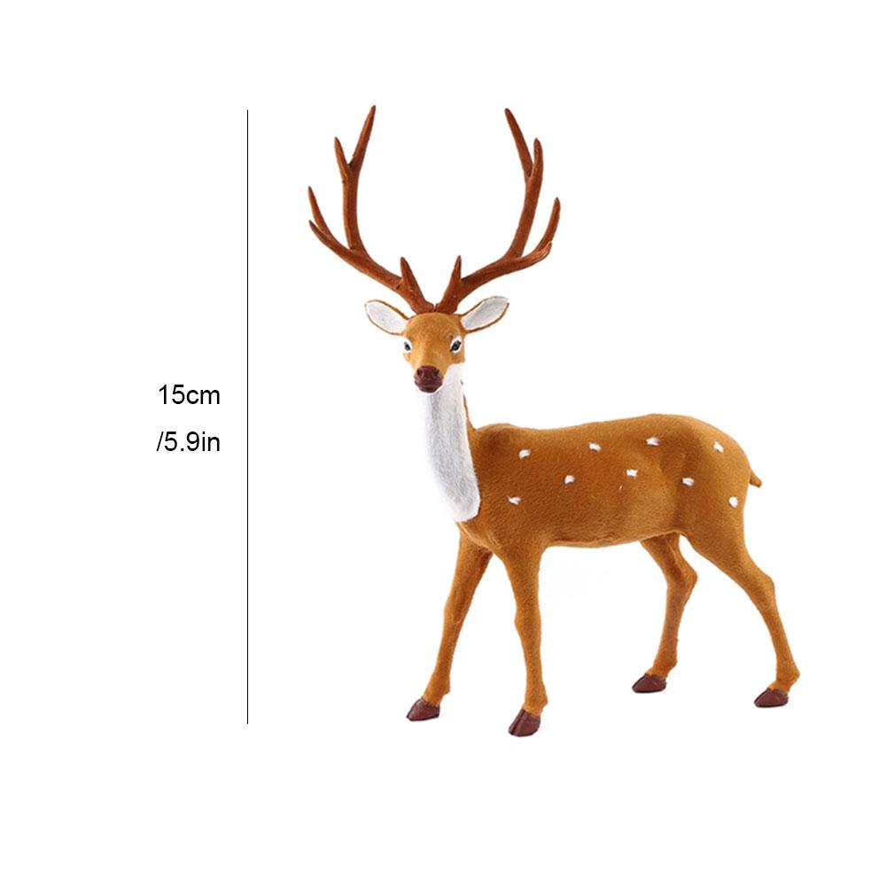Новые 15/20/25/30/35 см имитация плюшевого оленя рождественский олень рождественский лось украшения для дома Веселые рождественские новогодние украшения