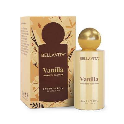 BELLAVITA Gourmet Collection Vanilla Long Lasting Perfume 100ml Unisex EDP Premium Fragrance for Men Women